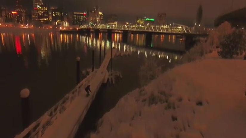 Snowy Portland